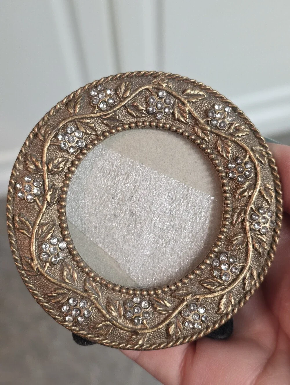 Sheffield Home Floral Vine Swarovski Crystal Mini Frame